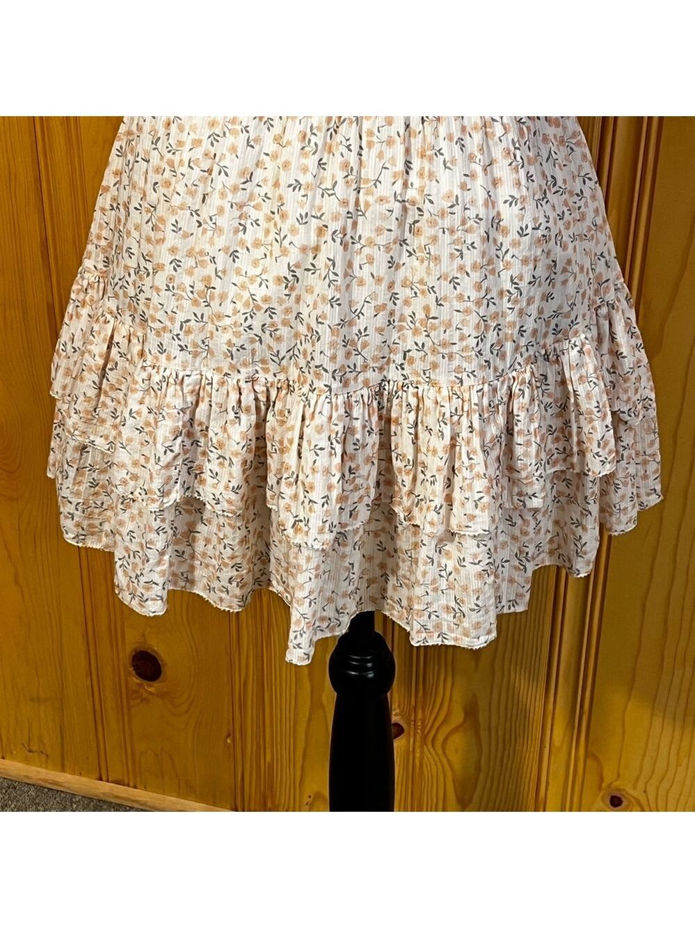 Cleobella Sadie Floral Plunge Mini Dress Sz-XS - Picture 7 of 10
